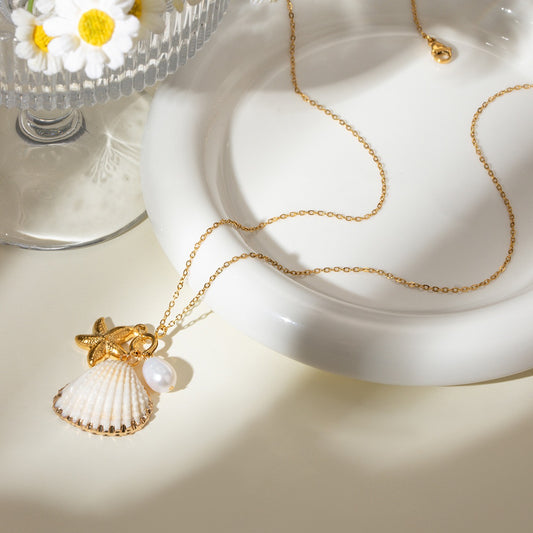 Ocean Muse - Natural Shell Necklace
